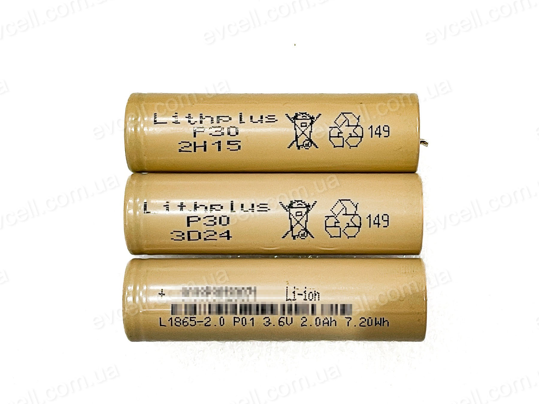 Високострумовий акумулятор Li-ion 18650 Lithplus P30 2000mah - 30A