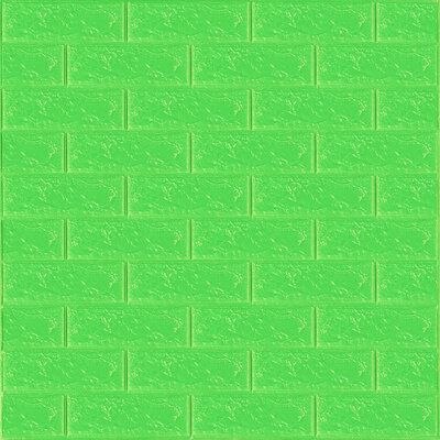 3D ПАНЕЛЬ САМОКЛЕЮЧА ЦЕГЛА ЗЕЛЕНА