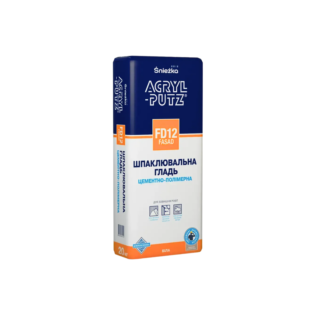 Фасадна шпаклівка Sniezka Acryl-Putz FD12