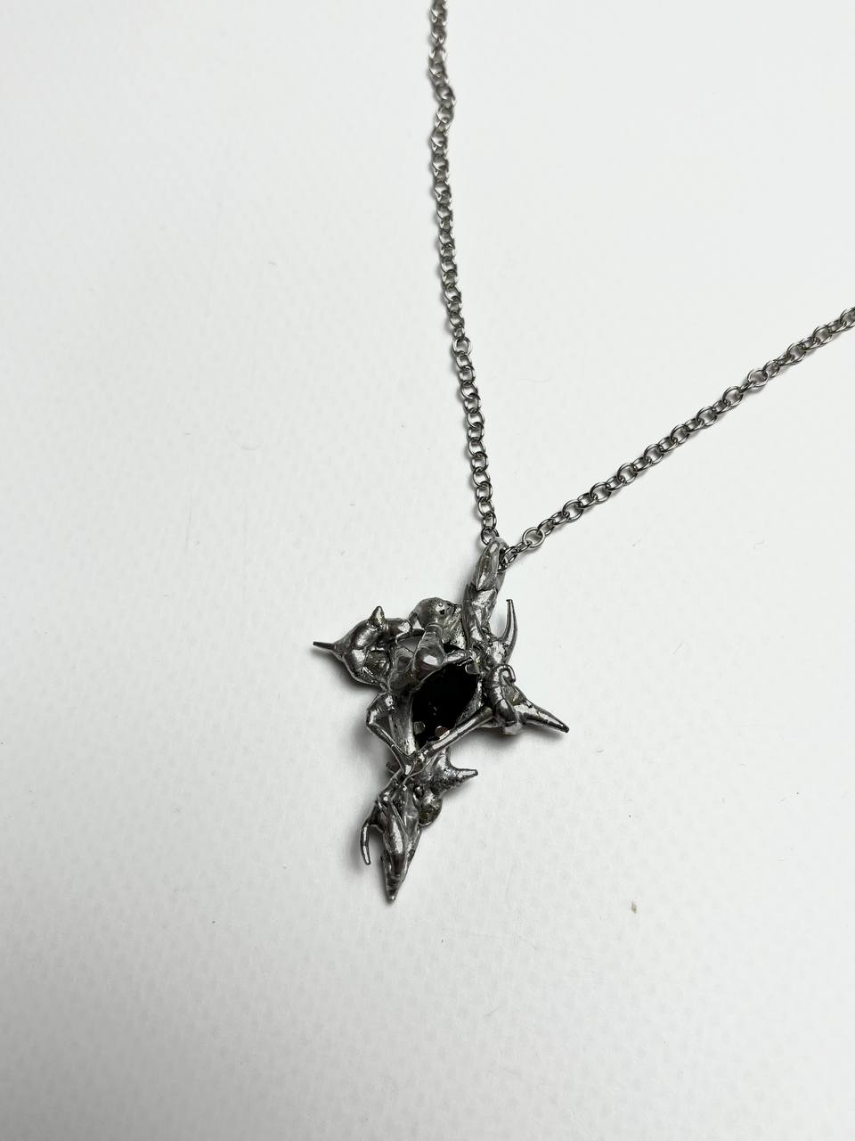 Кулон хрестик з олова-срібла miunawa