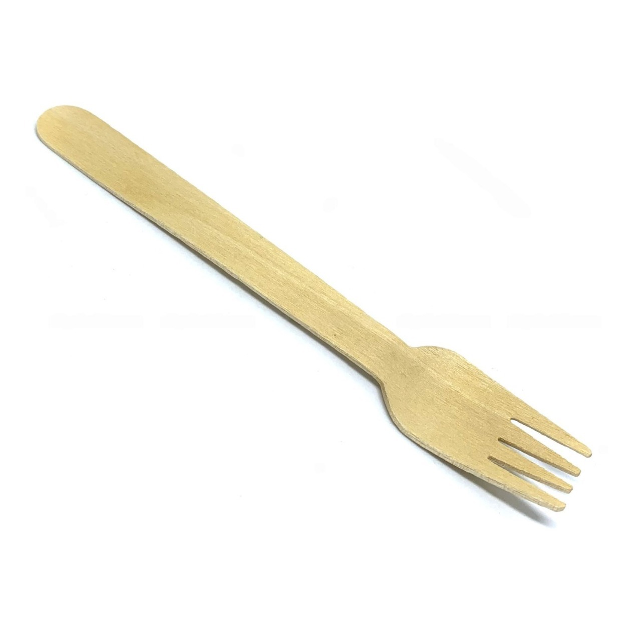 Дерев'яна виделка 160 мм (береза), 100 шт