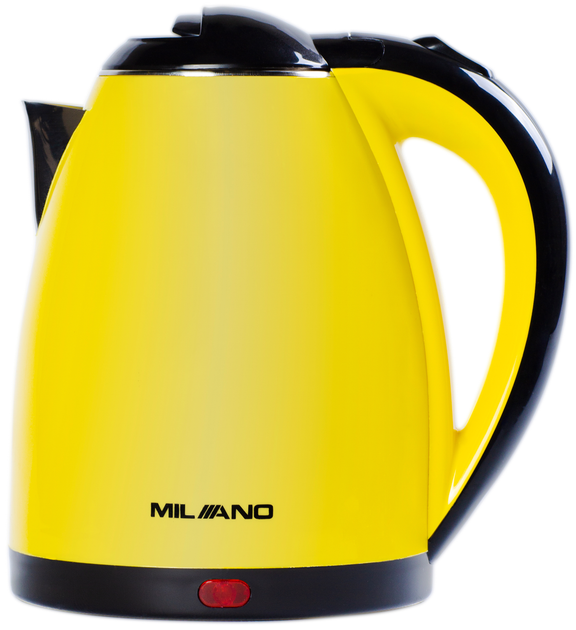 Електрочайник жовтого кольору MILANO KT-3001 YB Rainbow