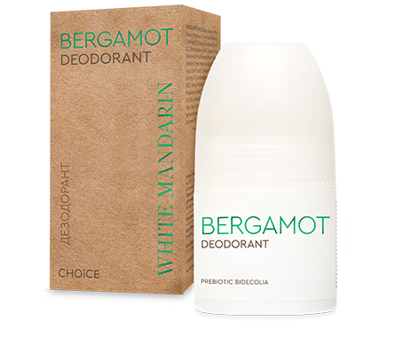 Натуральний дезодорант BERGAMOT Нейтралізація бактерій поту / Відчуття свіжості  50 МЛ