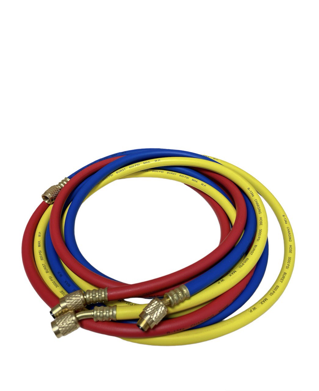 Заправні шланги для фреона  R22 180 см 1/4 - 1/4 SAE