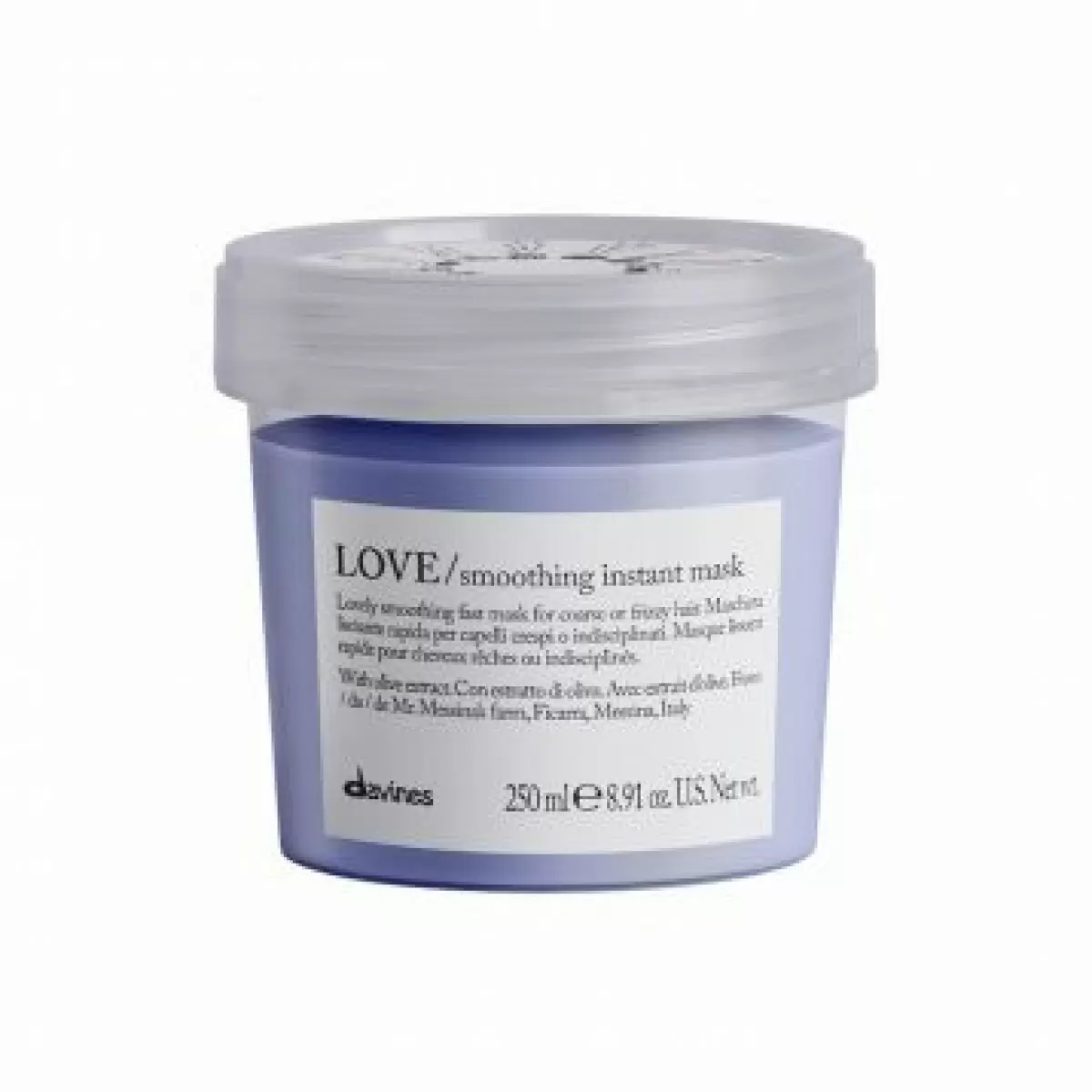 Маска для миттєвого розгладження та надання м'якості волоссю, LOVE smoothing instant mask 250мл
