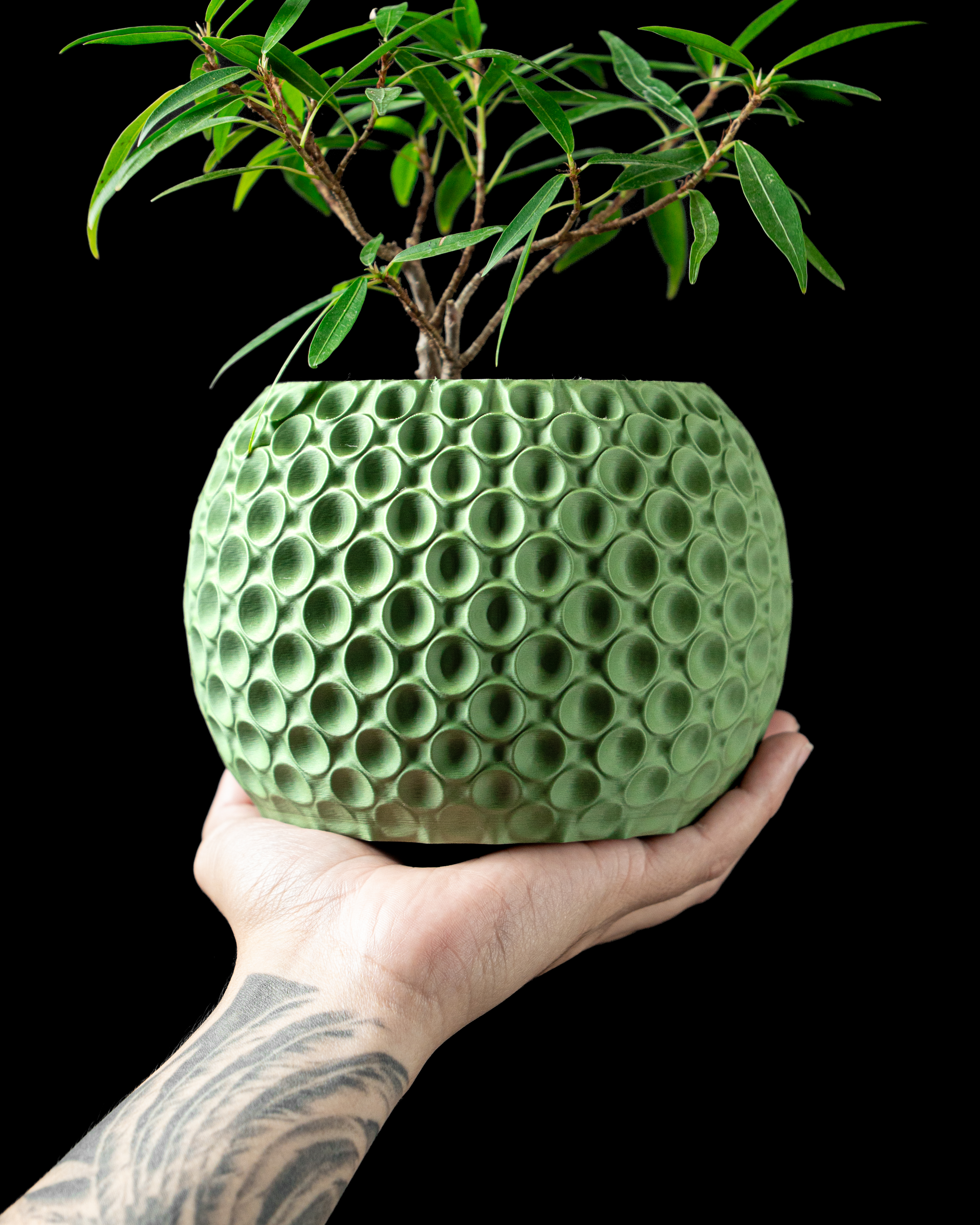 Bubble Planter Pot – Modern 3D Printed Planter