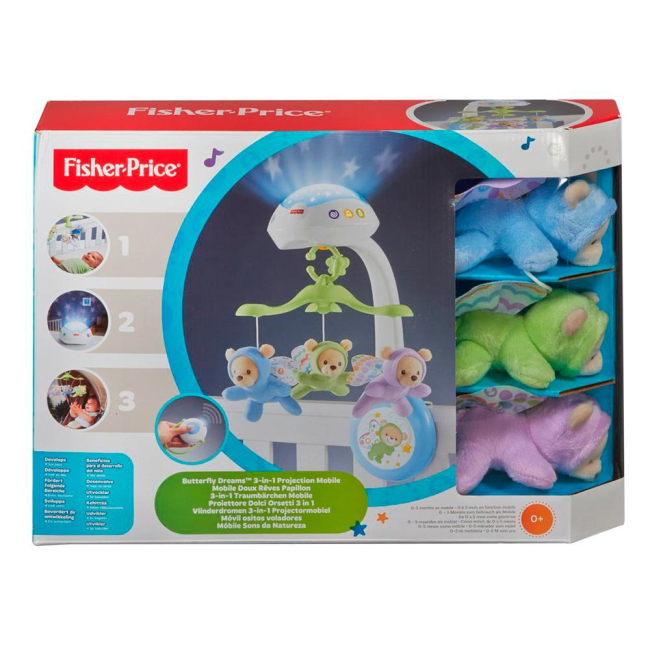 Мобіле з пультом керування "Сон метелика" Fisher-Price