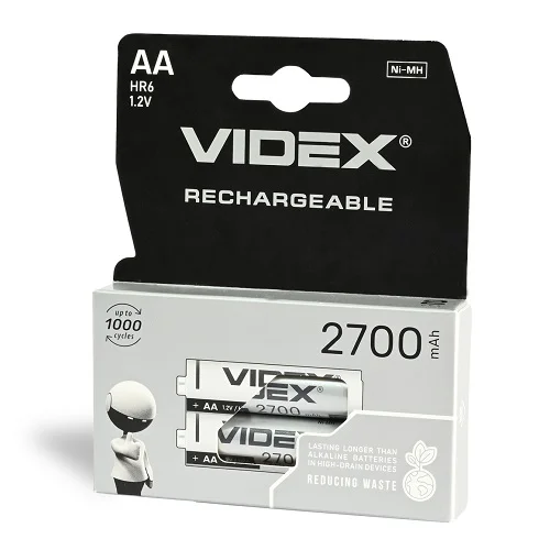 Акумулятор VIDEX 2700mAh AA Ni-MH