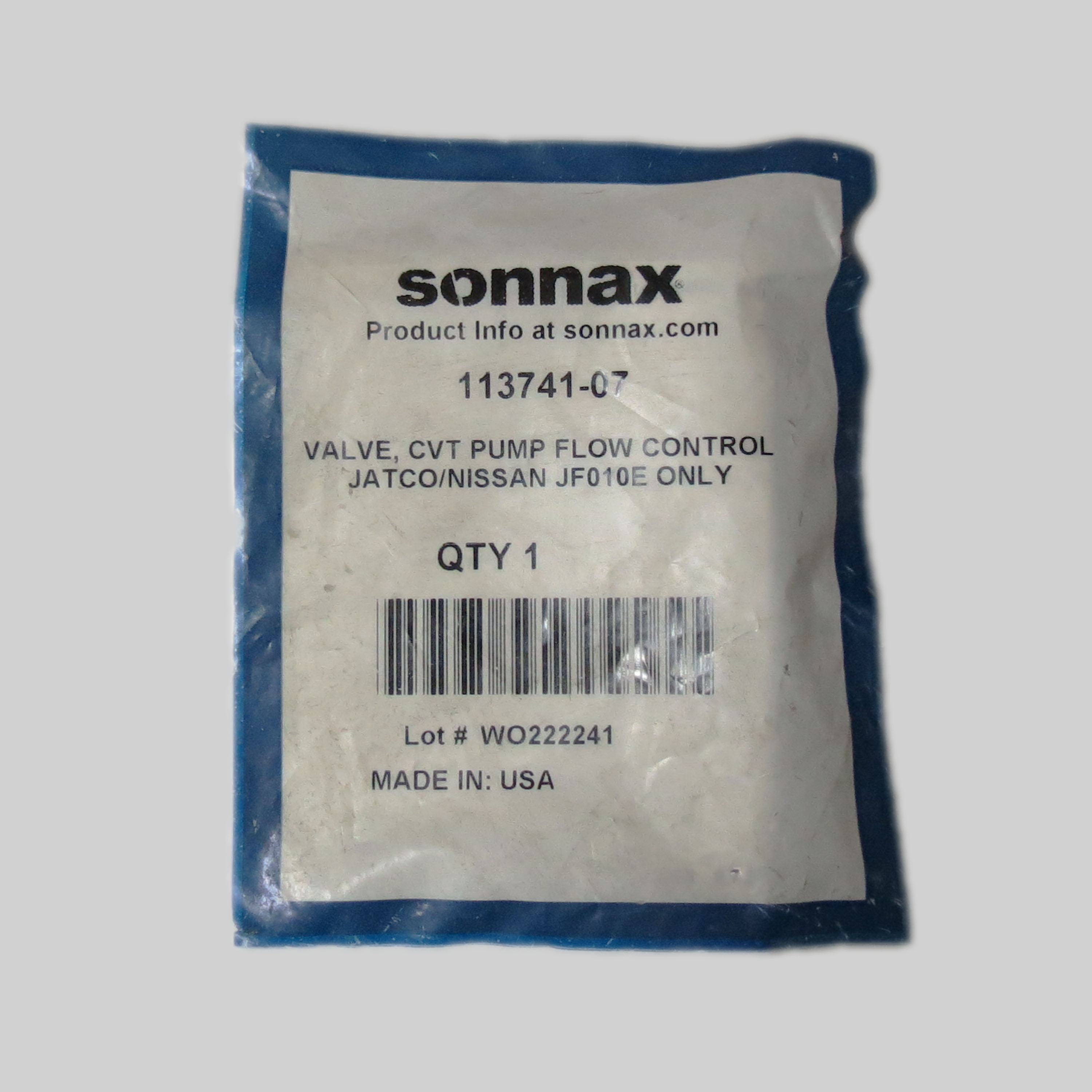 Збільшений клапан масляного насосу JF010E SONNAX 11374107