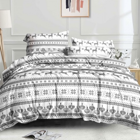 Постільний комплект Байка "Олені на сірому"