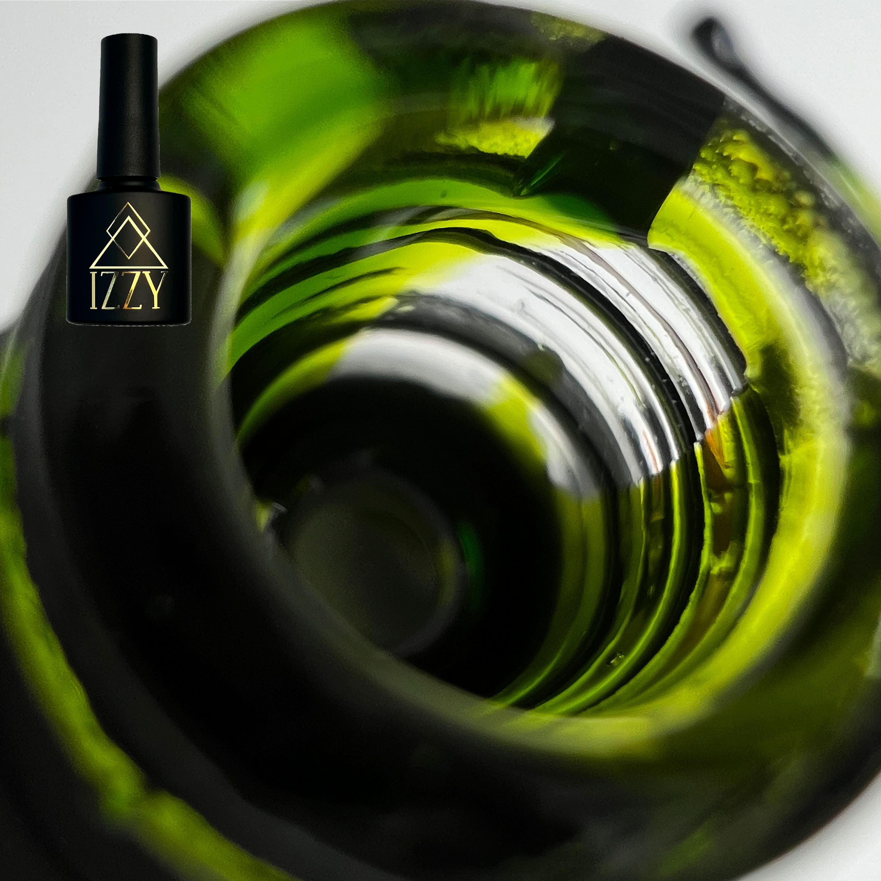 IZZY Bloom Green зелений вітражний гель-лак, 10ml