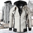 Casual Zip Up Hooded Sweatshirt For Men | Fake Two Piece Style Hoodie