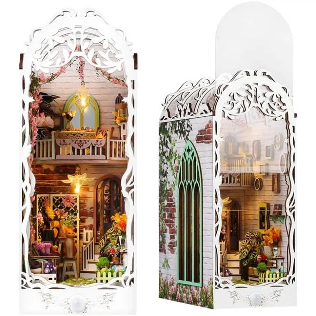 Букнук "Квітковий Будинок " DIY Book Nook Kit "Flower House" 3D пазли