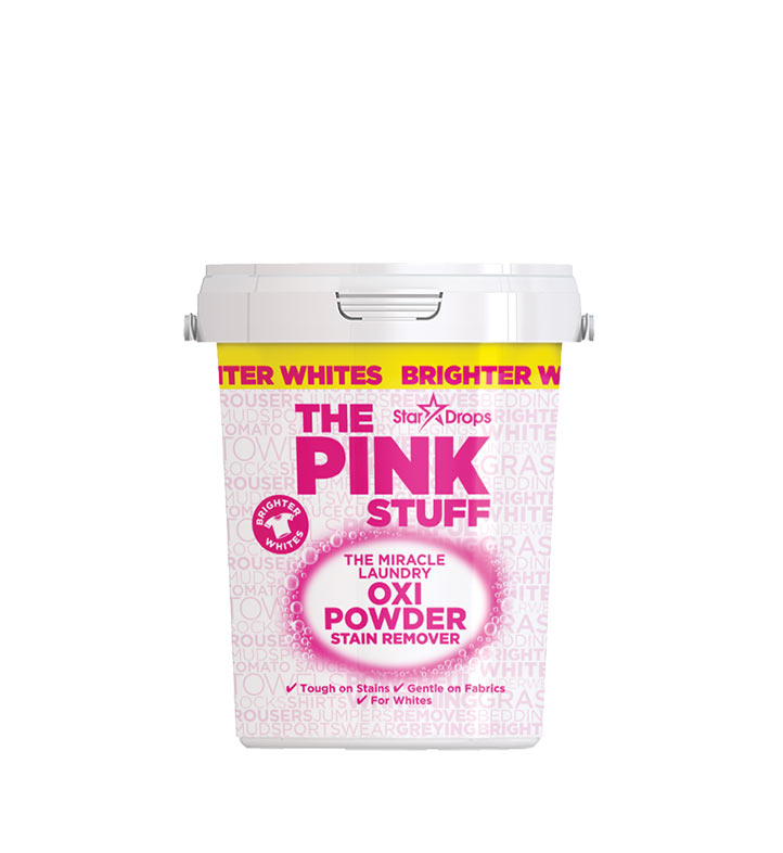 Плямовивідник для білої білизни The Pink Stuff Laundry Oxi Powder Stain Remover Whites 1kg