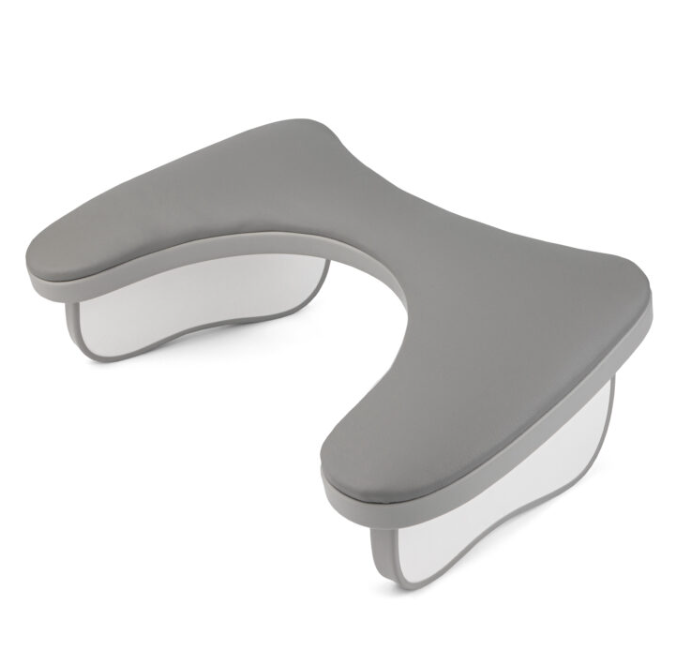 Фігурний підлокітник для рук, сірий