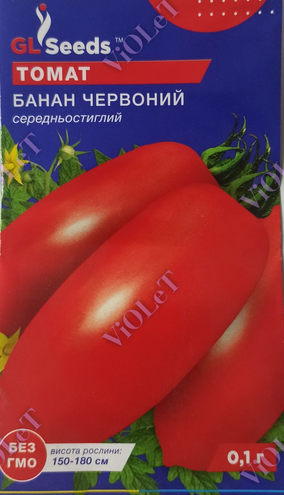 Томат Банан Червоний, 0,1 г GL Seeds