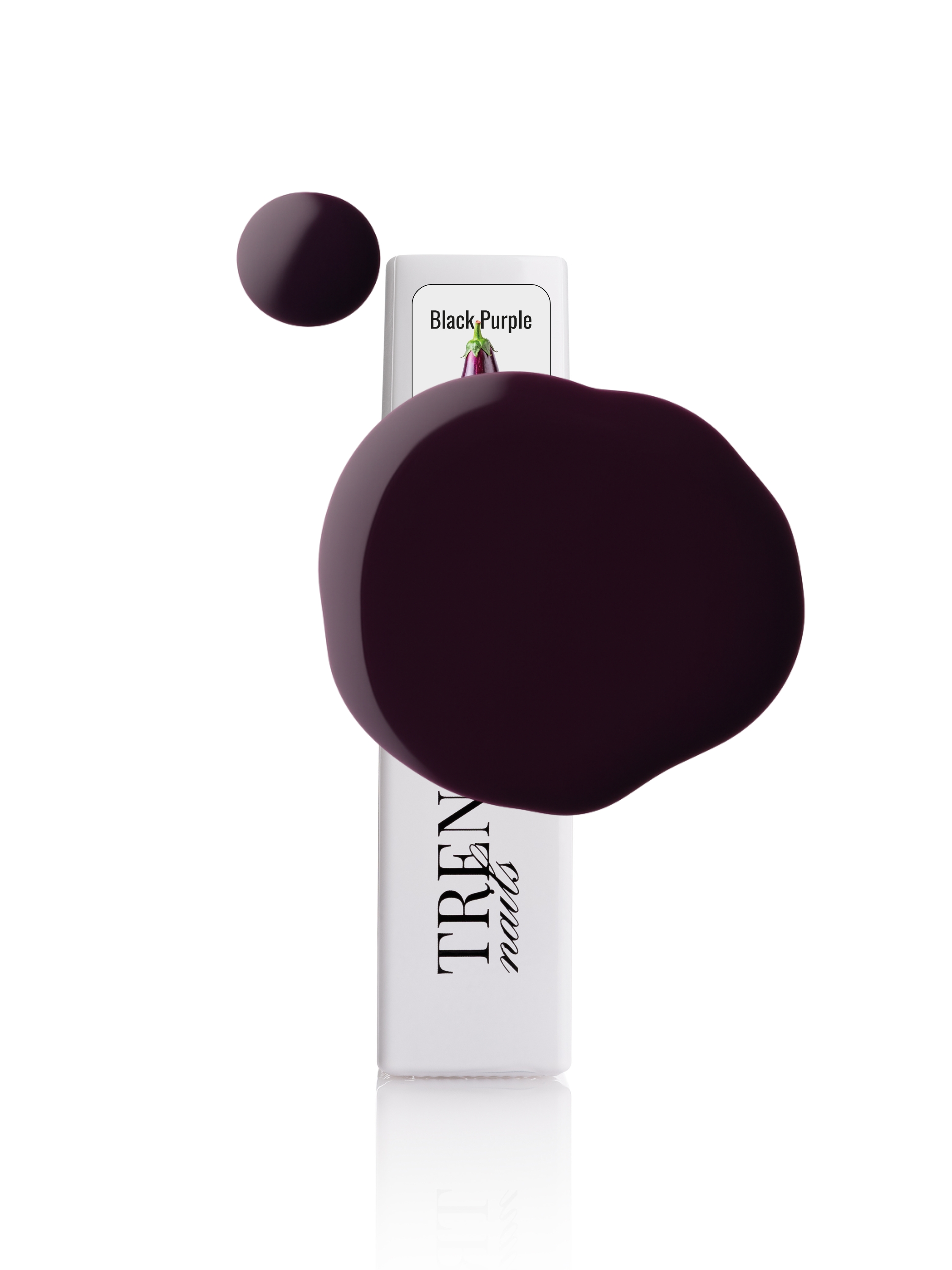 Gel polish  "Black Purple" HEMA/TPO free 8ml