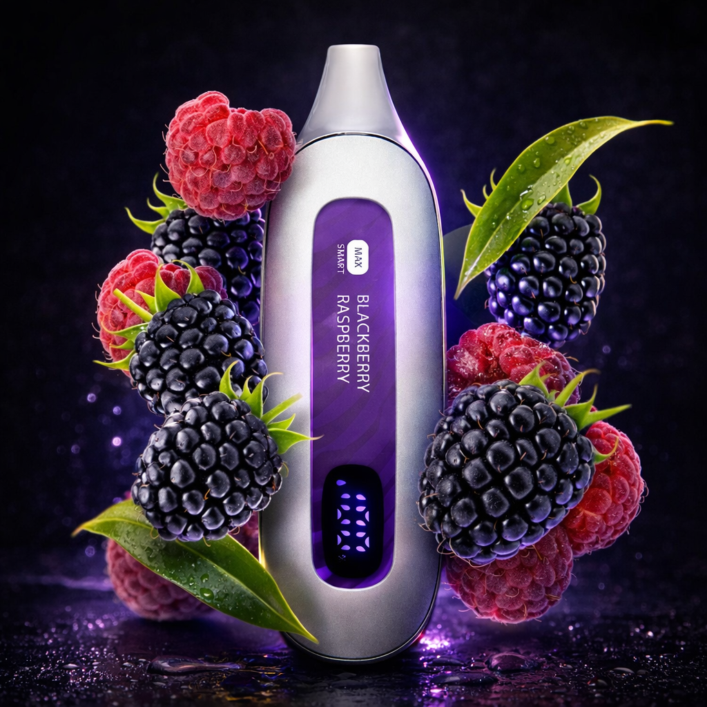 Fӏonq MAX SMART 12000 Blackberry raspberry (Ожина Малина)