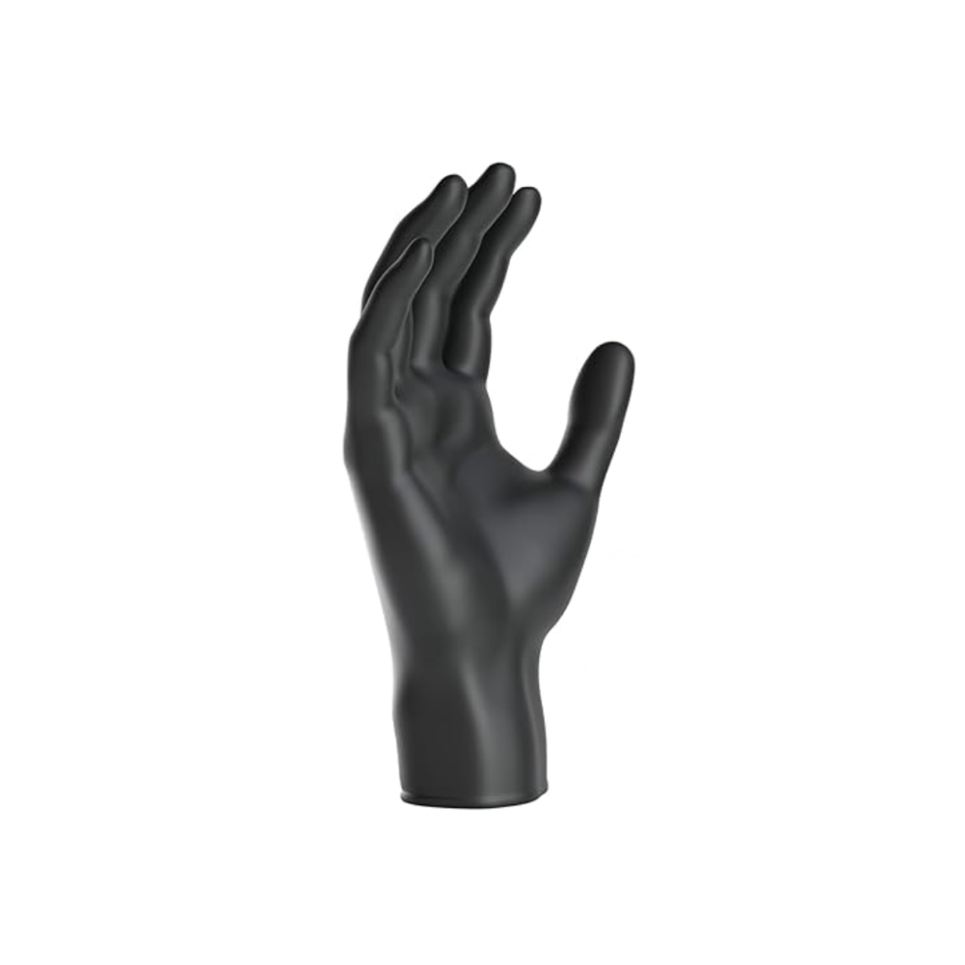 Gants jetables noir