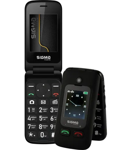 Телефон Sigma Comfort 50 Menol Shell Duo Type-C Black           
