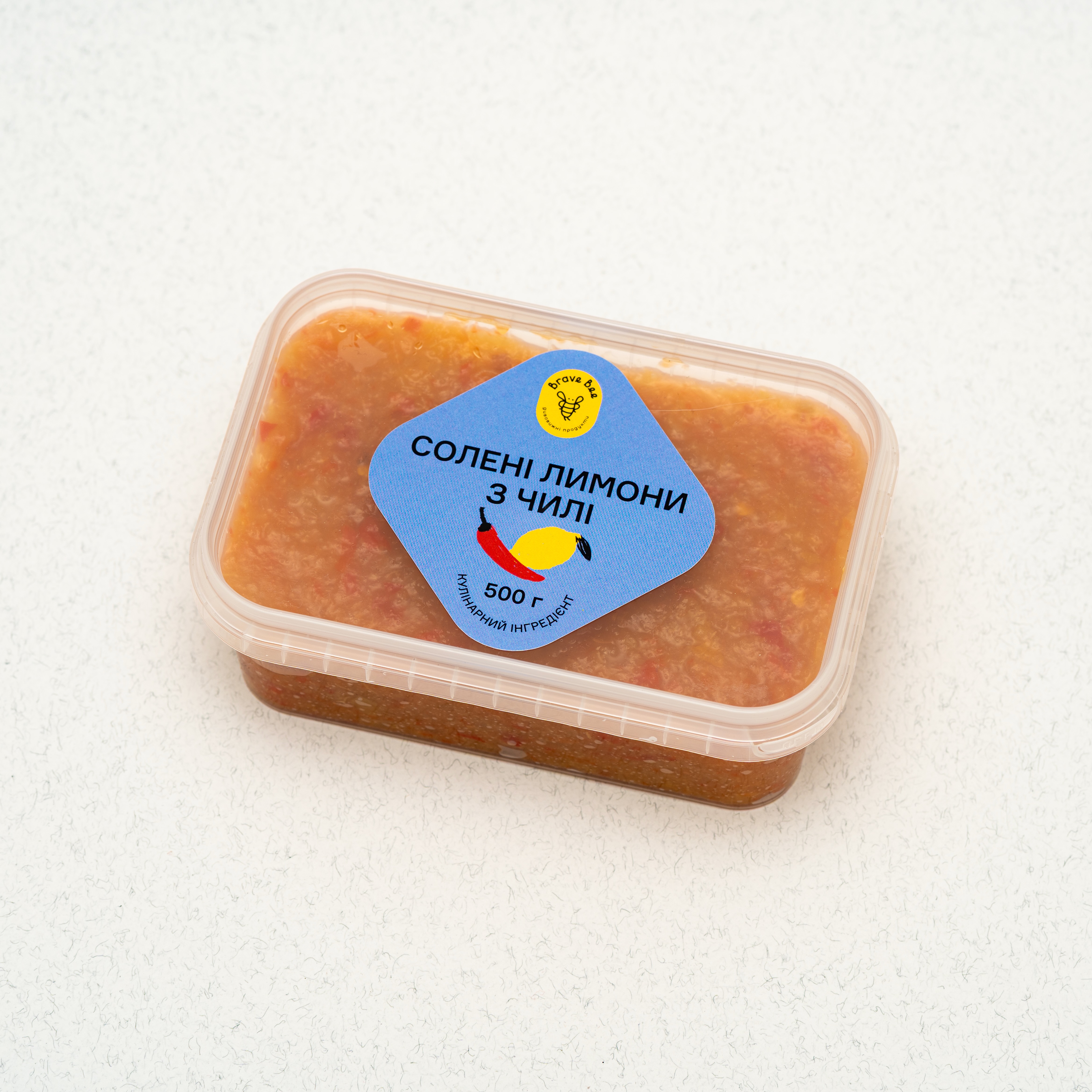 Солені лимони з чилі Brave Bee, 500 г