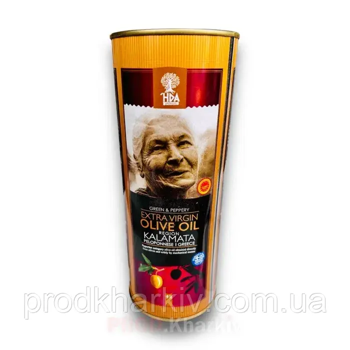Оливкова олія Oil Extra Vergine (Бабуся) 1л зб - Kalamata Виробництво (Греція)