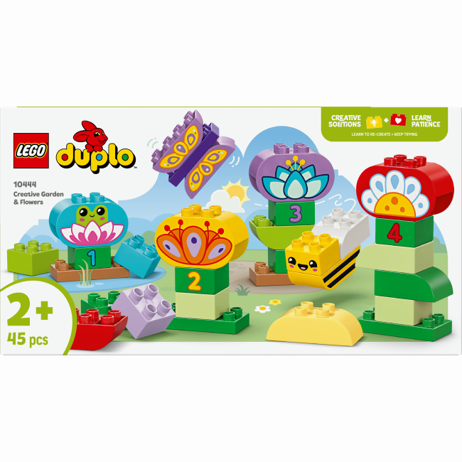 Конструктор LEGO DUPLO Творчий сад і квіти (10444)