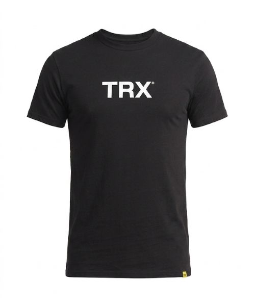 Чорна чоловіча футболка TRX приталеного крою
