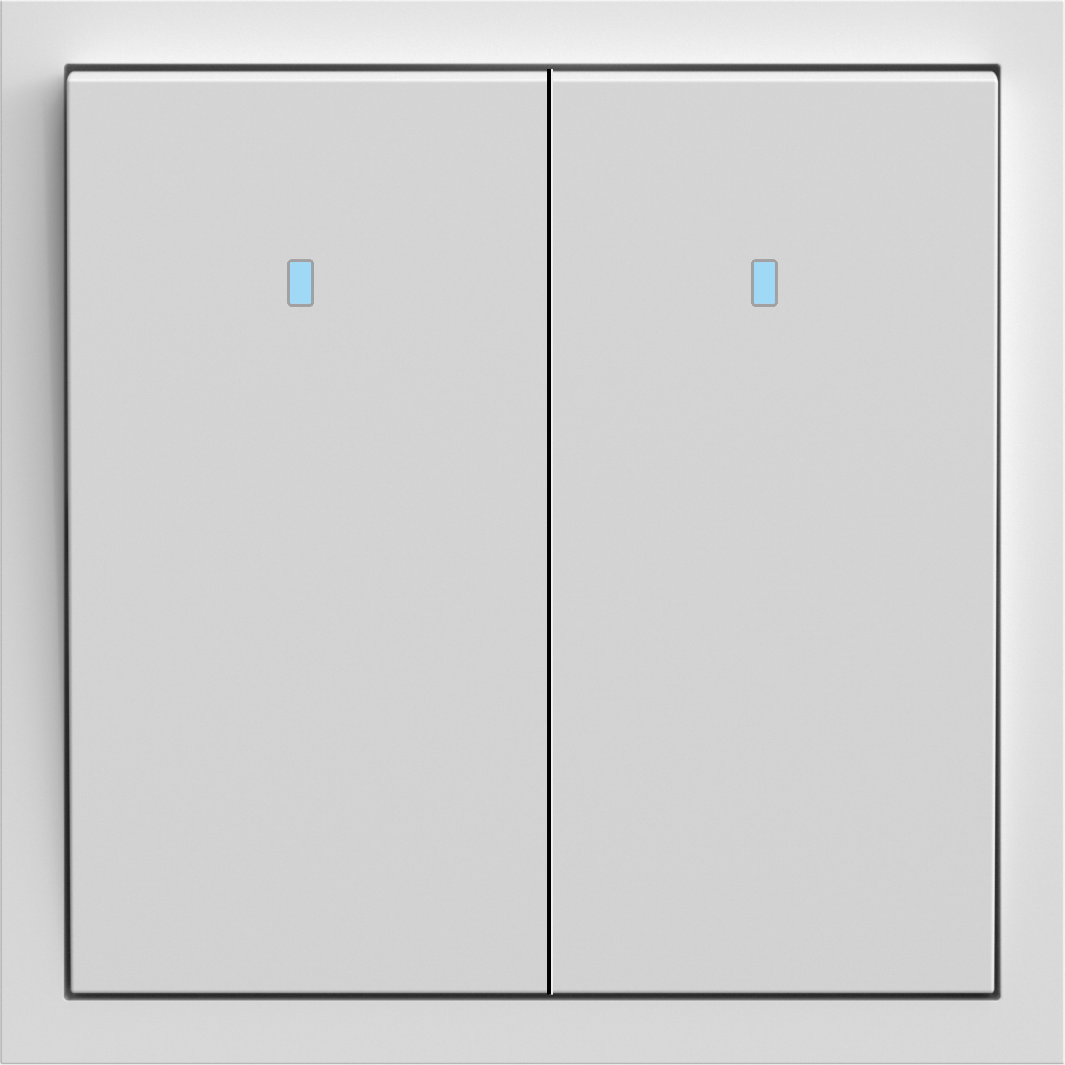 EV112L-W вимикач 2-кл. з підсвіткою, механізм білий 10А Soft