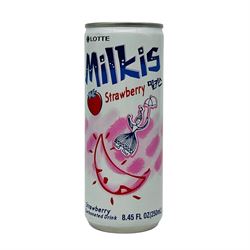 Напій Milkis strawberry. Мілкіс LOTTE полуниця 250 мл.