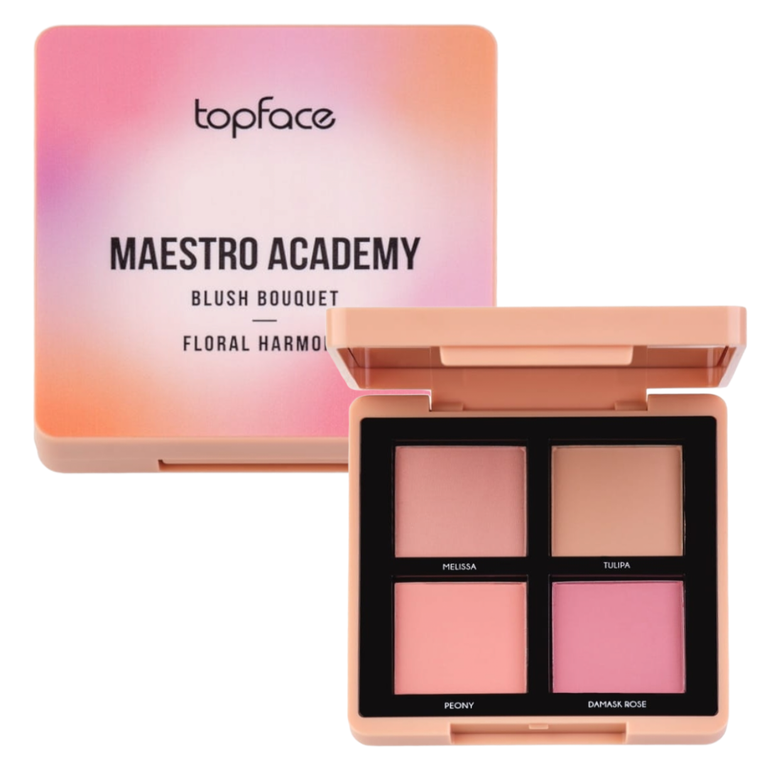 Палетка рум'ян Topface Maestro Academy Blush Bouquet