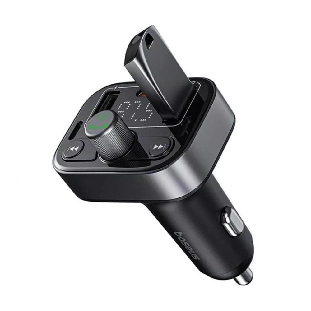 АЗП Baseus FM Launcher S-09 Pro 35W (PD+QC3.0) Type-C+2USB