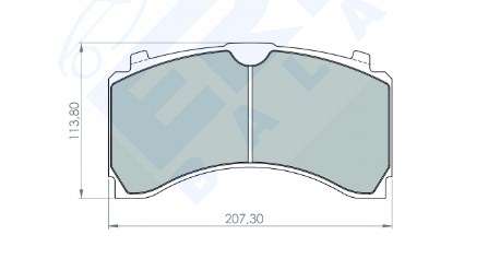 WVA 29244 Колодки гальмівні  MERCEDES-BENZ ACTROS/AXOR 2011