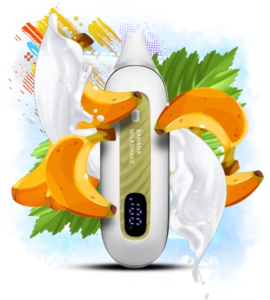 FLONQ MAX SMART 12000 Banana Milkshake ( Банановий Коктейль )