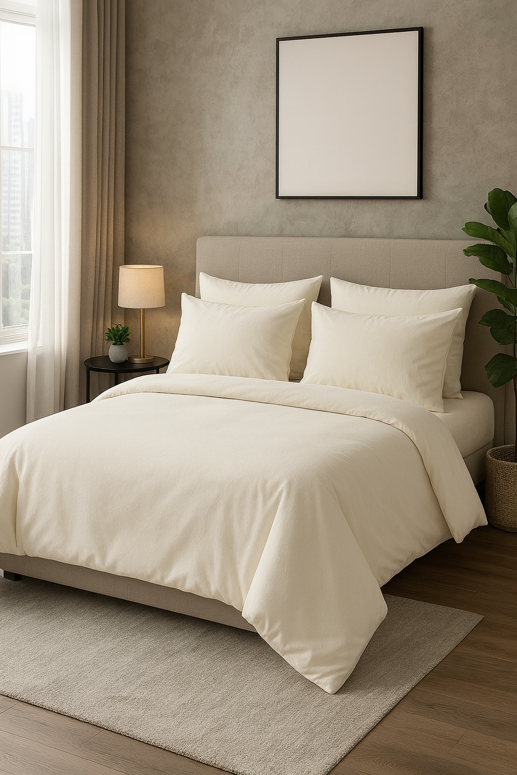 Постільна білизна фланель "Молочне диво"