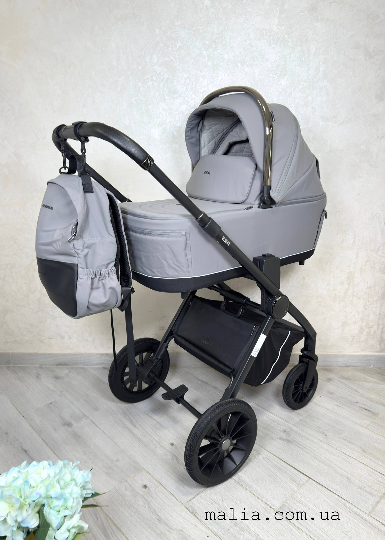 Коляска універсальна 2в1 EL CAMINO ERA ME 1100-2 Medium Gray