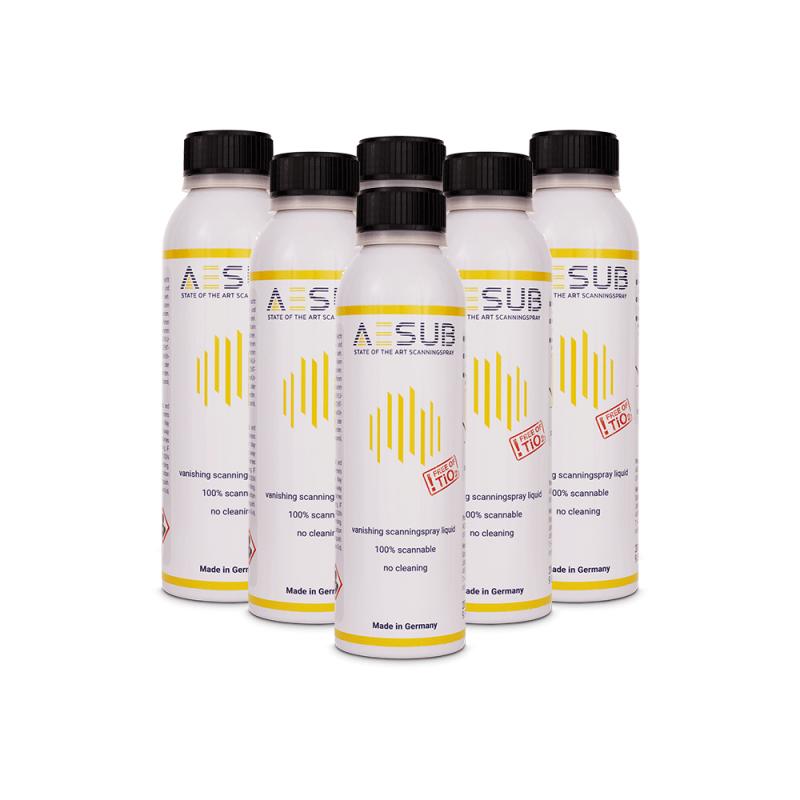 AESUB YELLOW - SET OF 6 BOTTLES OF ANTI-REFLECTIVE SPRAY