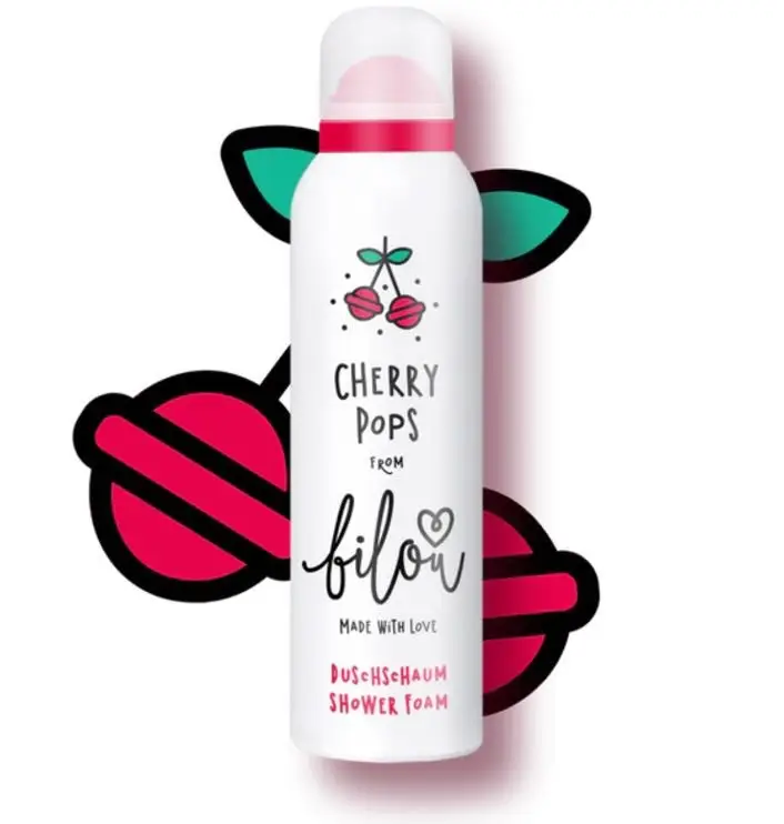 Пінка для душу з ароматом вишні, Bilou Cherry Pops Shower Foam