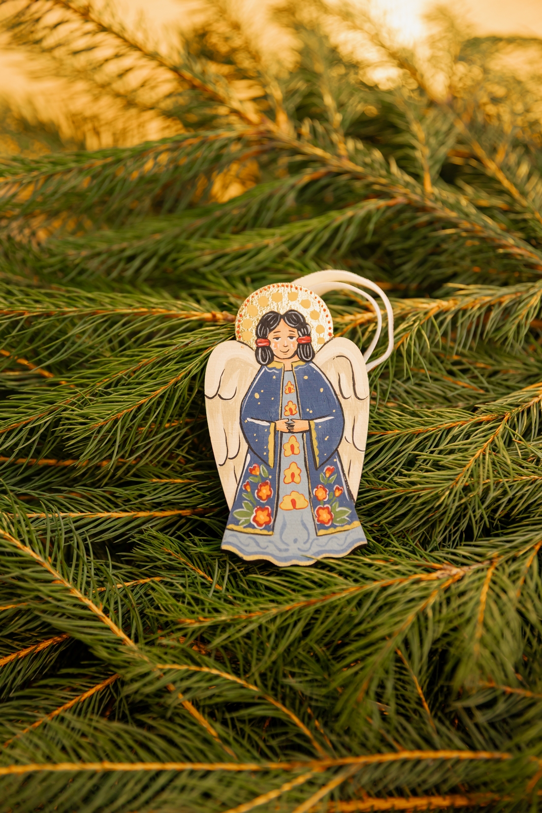 Ангелочок, підвіска на ялинку, 10*5,5 см