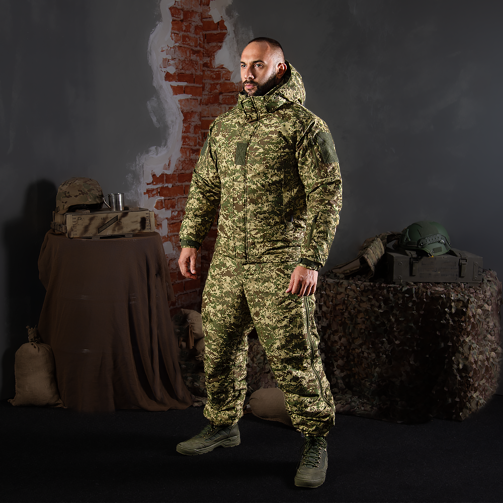 Зимова утеплена мембранна куртка 