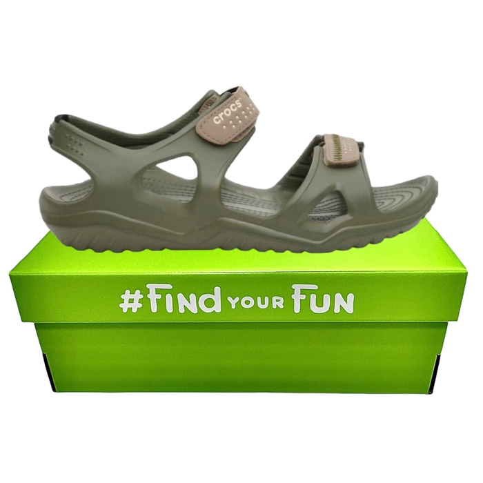 Crocs Swiftwater River Sandal Army/Khaki чоловічі сандалі хакі