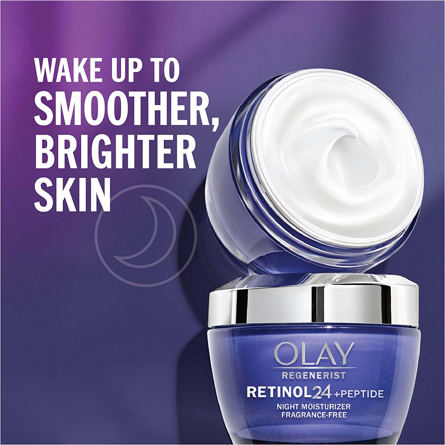 🌙 Olay Retinol24 Night Renewal Cream — Нічний крем з ретинолом для оновлення та зволоження шкіри