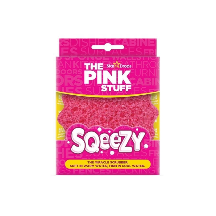 Губка для миття The Pink Stuff Sqeezy Miracle Scrubber