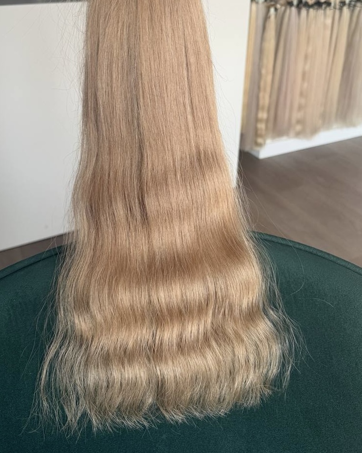 8.1 beige, 60 см, хвилясте, 100 г.