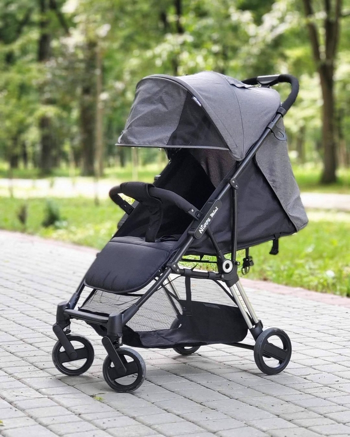 Прогулянкова коляска NINOS MINI 2 DARK GREY