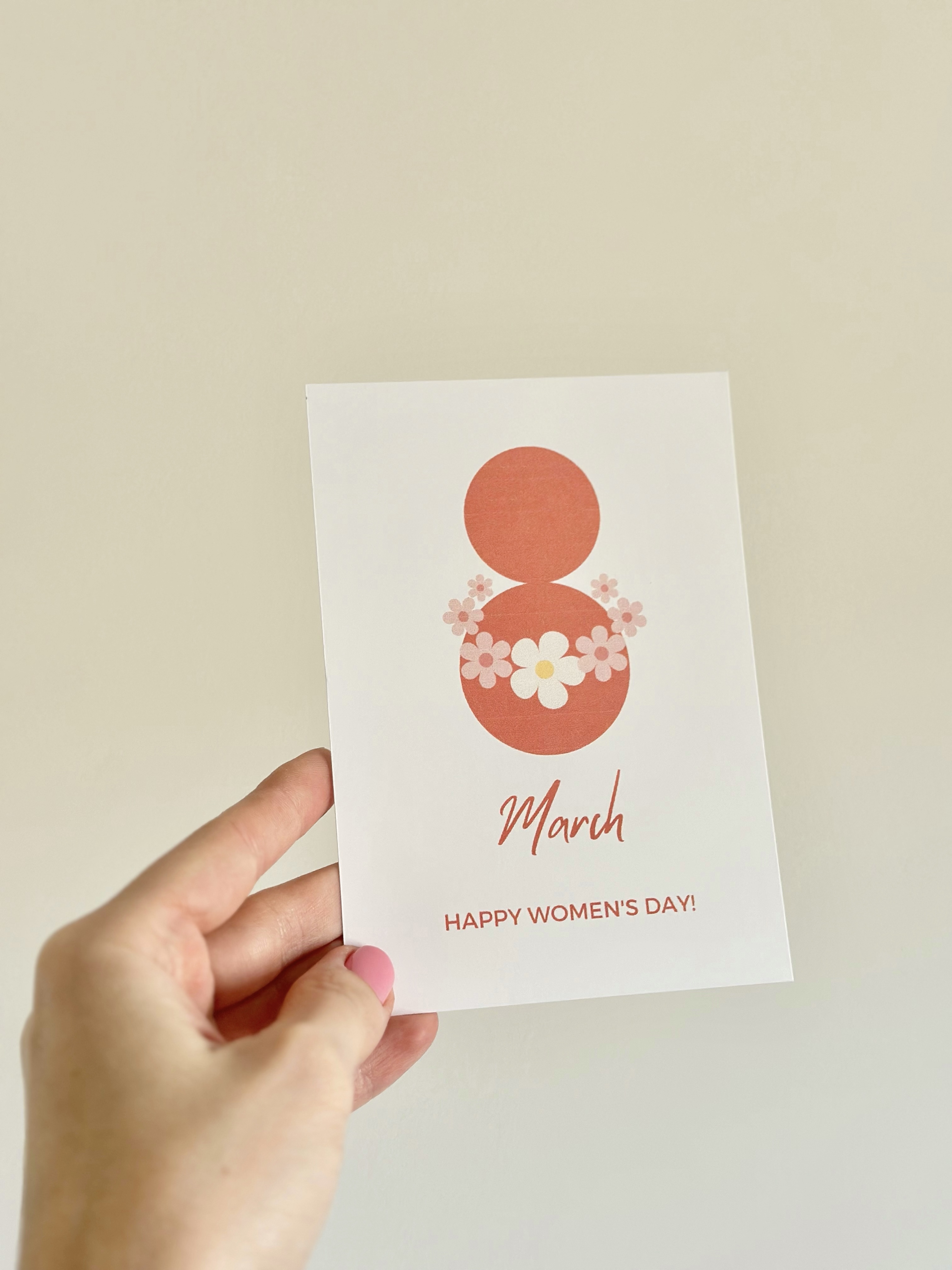 Листівка "8 березня "Happy Women's Day