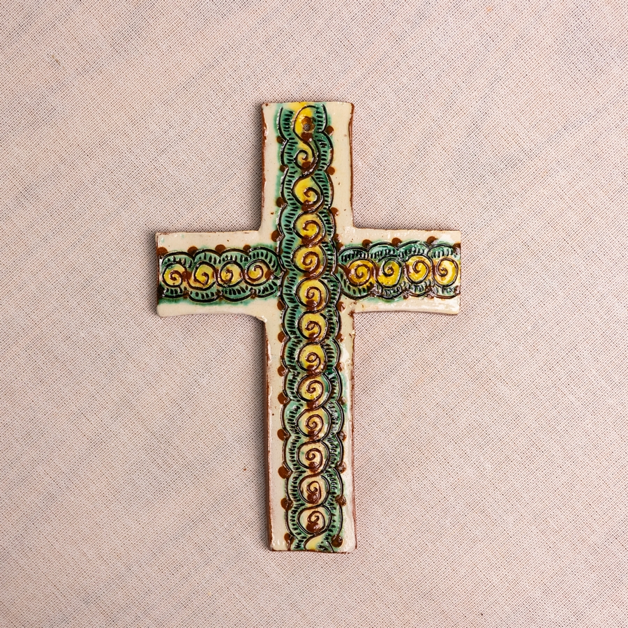 Керамічний хрест, 15*10 см