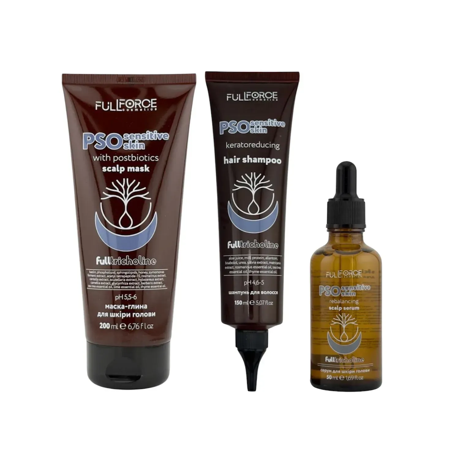 Трихологічний набір при екземі та псоріазі шкіри голови TRICHOLOGICAL SET FOR ECZEMA AND PSORIASIS OF THE SCALP, 400 ml