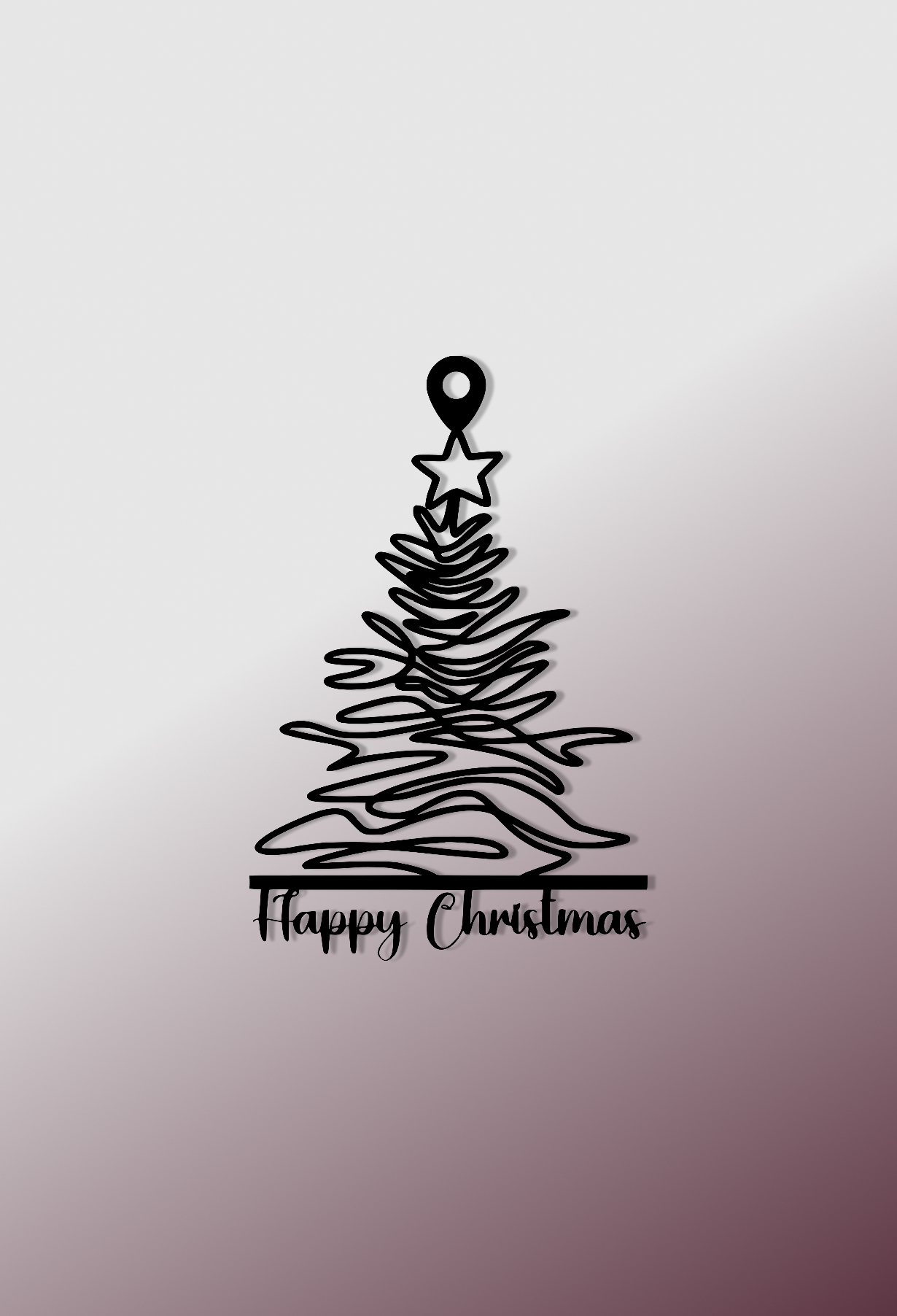 Металева прикраса “Святкова Ялинка”