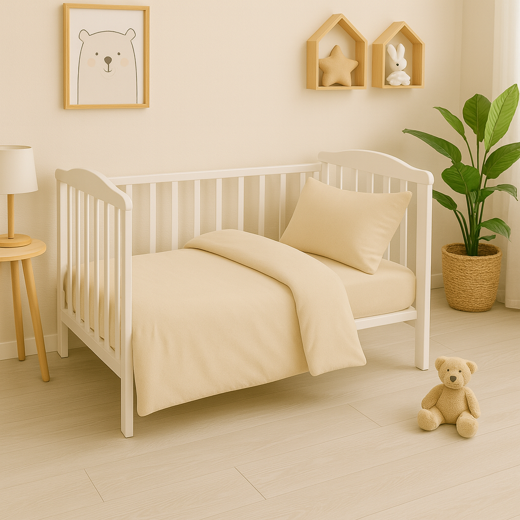 Дитяча постільна білизна  з фланелі  "Солодкий крем"